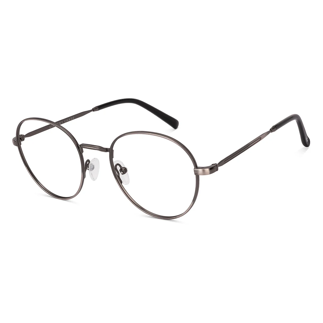 Round Metal Eyeglass Frame